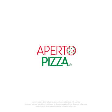 APERTO PİZZA LOGOSUNU ARIYOR yarışmasına tasarımcı pixelpalette tarafından sunulan  tasarım 