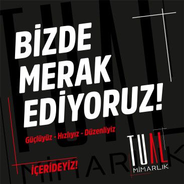 TUAL MİMARLIK - AFİŞ TASARIMI  yarışmasına tasarımcı DmtOztrk tarafından sunulan  tasarım 