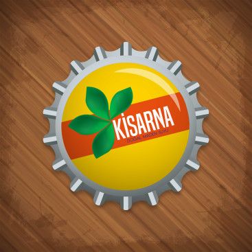 kisarna maden suyu için logo çalışması yarışmasına tasarımcı satürn halkası tarafından sunulan  tasarım 