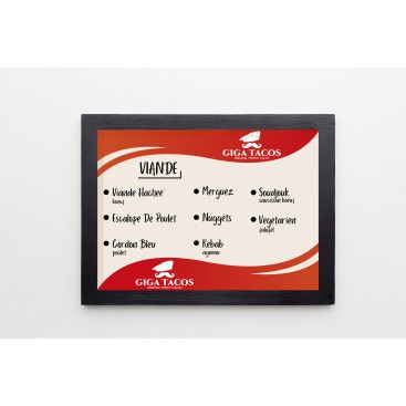 Fast Food Menüsü Tasarimi yarışmasına tasarımcı edaunsoy tarafından sunulan  tasarım 