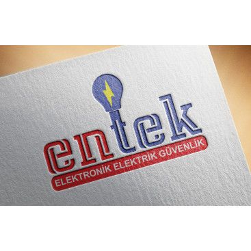 elektironik firma logosu yarışmasına tasarımcı kamran tarafından sunulan  tasarım 