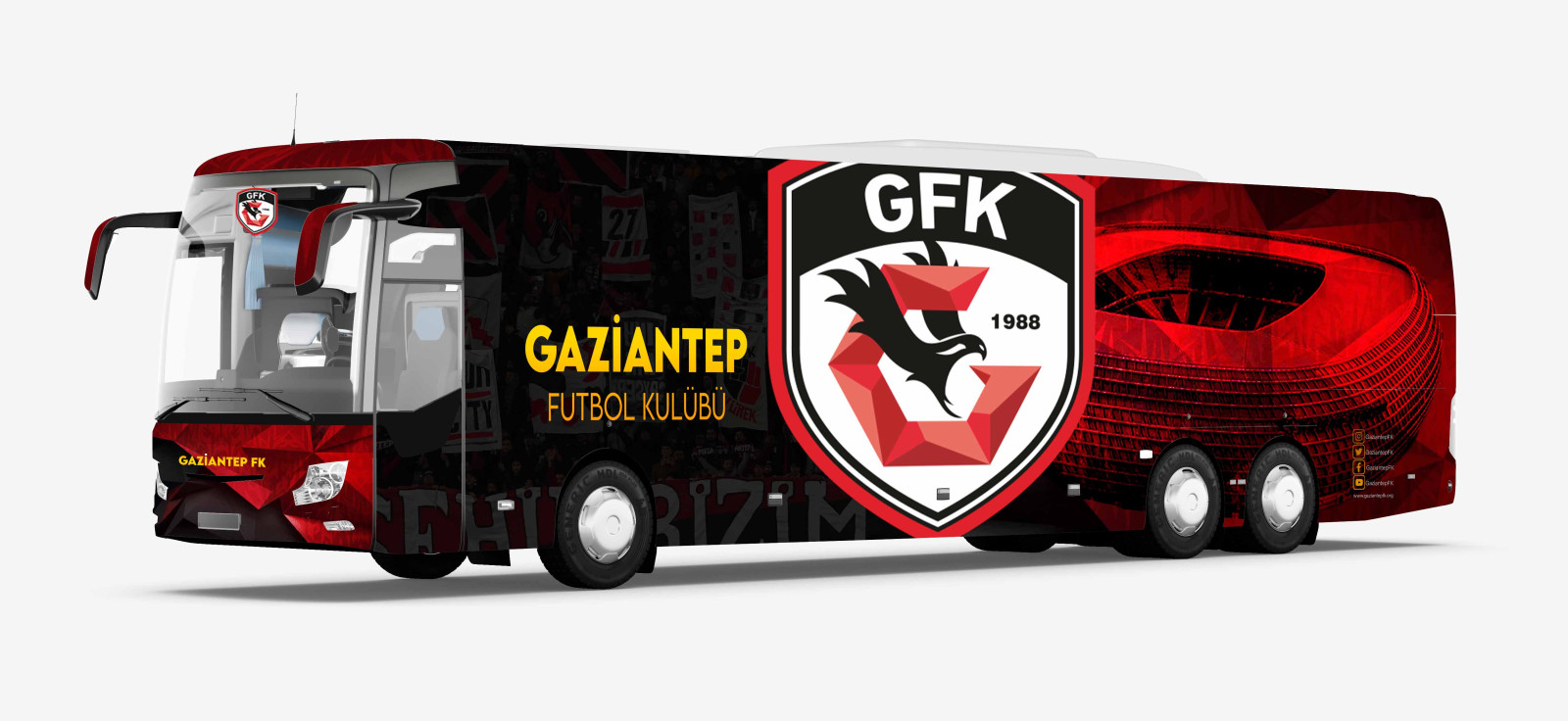 Tasarlayan RedNeckTR-Gaziantep FK Takım Otobüsü Tasarımı