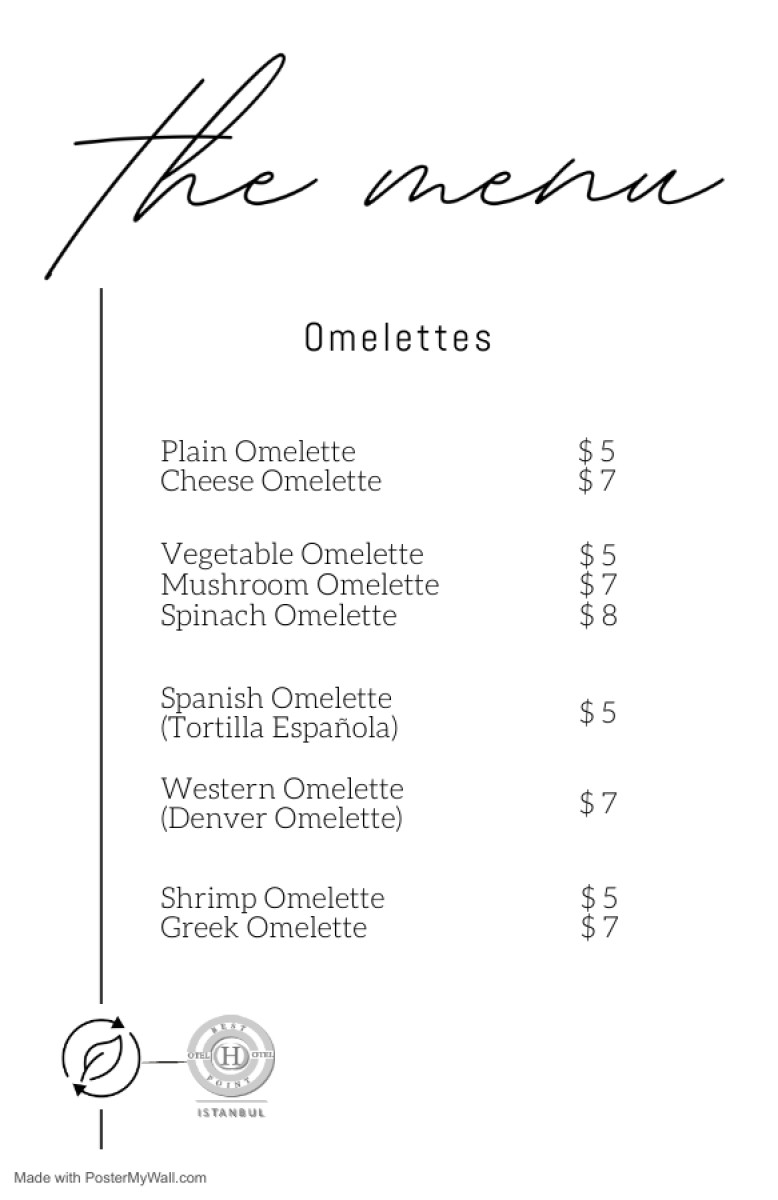 Tasarlayan gzmgrssy-OMLETTE MENÜ