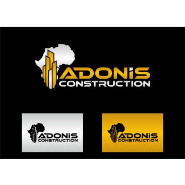 Adonis Construction Logo Tasarımı yarışmasına tasarımcı 443618 tarafından sunulan  tasarım 