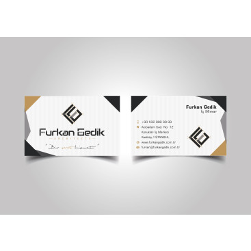 Mimarlık ofisi logo ve kartvizit tasarım yarışmasına tasarımcı DD Sanat™ tarafından sunulan  tasarım