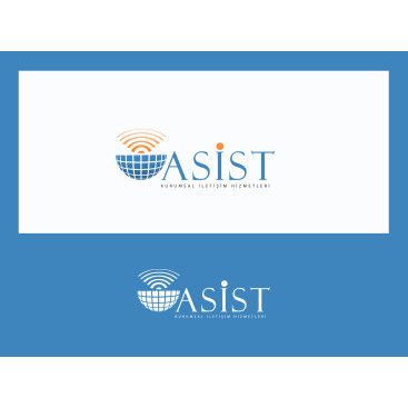ASİST KURUMSAL İLETİŞİM İÇİN LOGO yarışmasına tasarımcı utku2002 tarafından sunulan  tasarım 