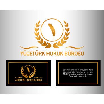 avukatlık ofisine logo ve kart tasarlama yarışmasına tasarımcı DamlaÖzay tarafından sunulan  tasarım 
