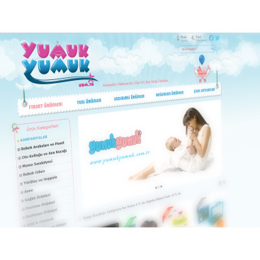 YUMUKYUMUK.COM.TR Logo ve Amblem Tasarım yarışmasına tasarımcı grfkismail tarafından sunulan  tasarım