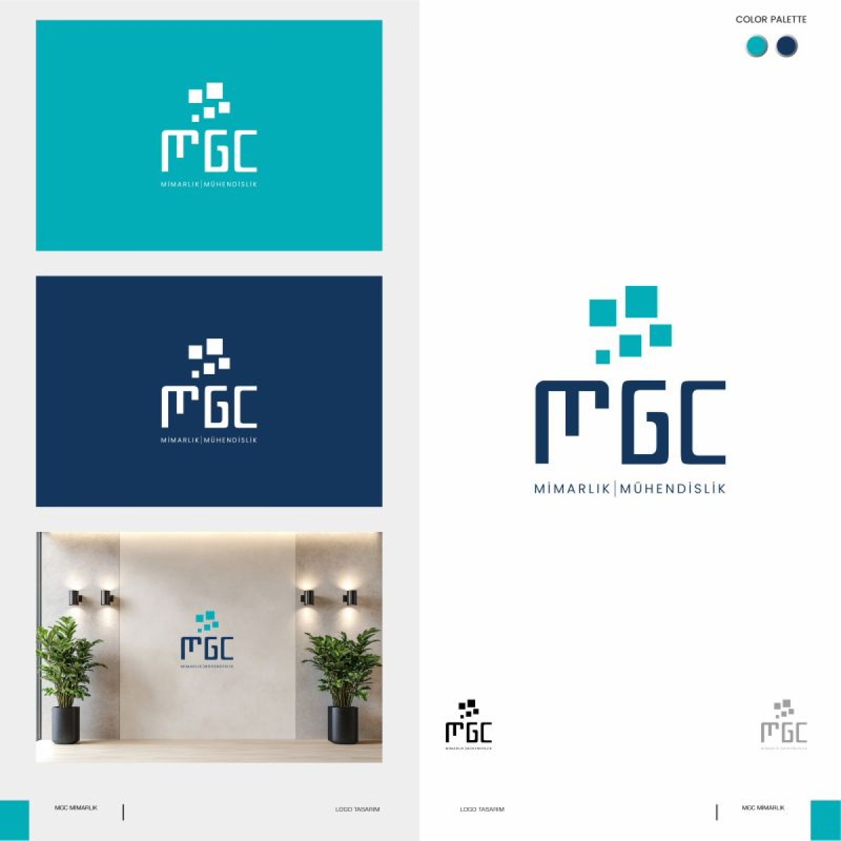 MGC Mimarlık Mühendislik firmamıza kurumsal logo tasarımı 