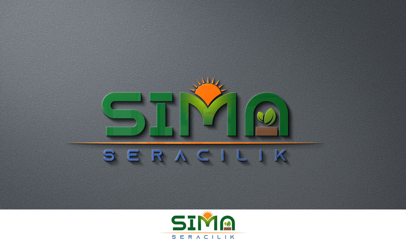 Tasarlayan ALFA™-Sera firmamız için logo tasarımı 