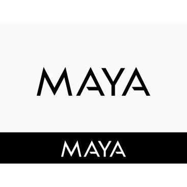 MAYA yazı karakteri ile bir inşaat proje yarışmasına tasarımcı b_e_b tarafından sunulan  tasarım 