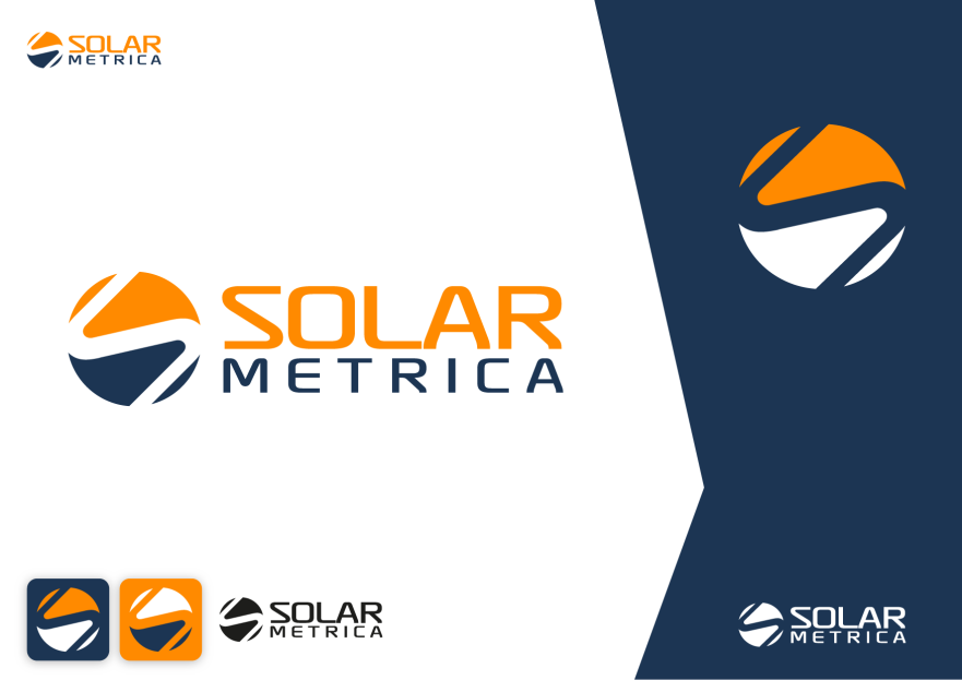 solarmetrica.com İçin Yenilikçi Logo yarışmasına tasarımcı sariportakal tarafından sunulan  tasarım 