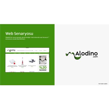 (alodino.com) e ticaret sitesi için  yarışmasına tasarımcı sadkshane tarafından sunulan  tasarım 