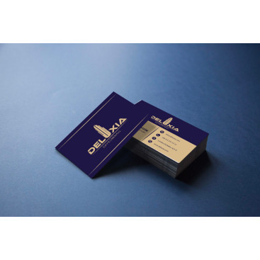 DELUXIA GAYRİMENKUL KARTVİZİT TASARIMI yarışmasına tasarımcı DD Sanat™ tarafından sunulan  tasarım 