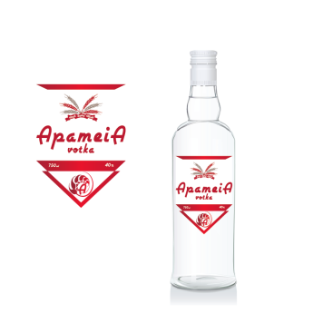 şişe etiketi tasarımı yarışmasına tasarımcı EdaErgin tarafından sunulan  tasarım 