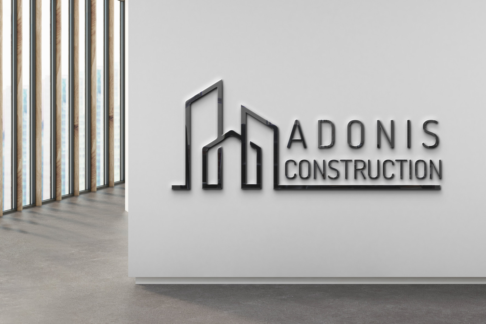 Tasarlayan ozanurtekin-Adonis Construction Logo Tasarımı
