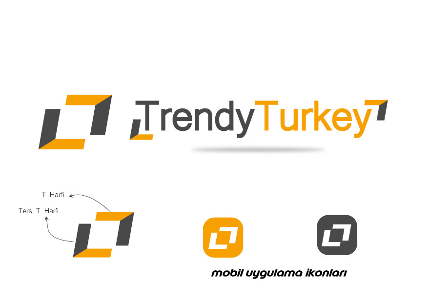 Trendy Turkey Kurumsal Logo Calismasi yarışmasına tasarımcı Adnan ALTUN tarafından sunulan  tasarım 