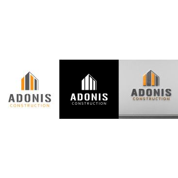 Adonis Construction Logo Tasarımı yarışmasına tasarımcı seydanurblgn tarafından sunulan  tasarım 