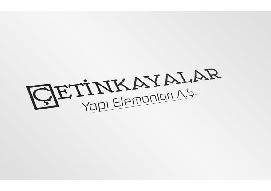 Çetinkayalar Logo yarışmasına tasarımcı ahmetoqz tarafından sunulan  tasarım 