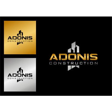 Adonis Construction Logo Tasarımı yarışmasına tasarımcı RΛPİDO tarafından sunulan  tasarım 