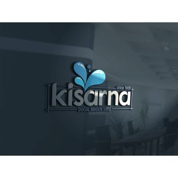 kisarna maden suyu için logo çalışması yarışmasına tasarımcı TARIKca tarafından sunulan  tasarım 