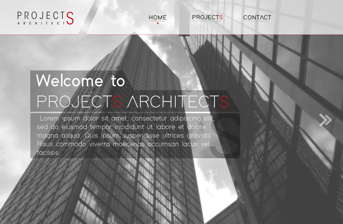 Tasarlayan mefinydesign-PROJECTS ARCHİTECTS - WEB TASARIM YARIŞ!