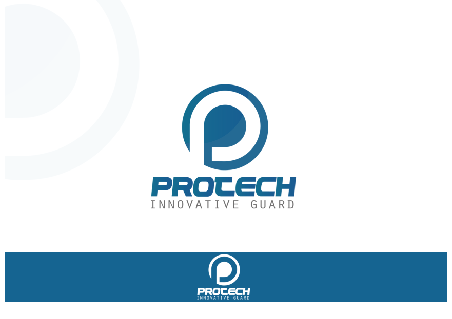 Protech Güvenlik Logo-amblem tasarımı yarışmasına tasarımcı Felluche™ tarafından sunulan  tasarım 