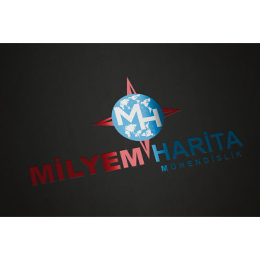 Harita Mühendislik Şirketi için LOGO yarışmasına tasarımcı BLOGO tarafından sunulan  tasarım 