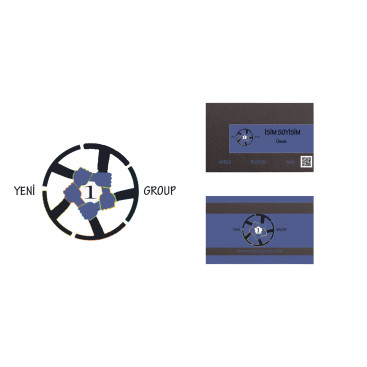 İnsan kaynakları için logo ve kartvizit  yarışmasına tasarımcı mimaraysin tarafından sunulan  tasarım 