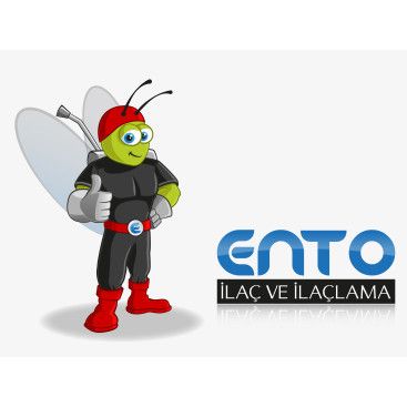 İlaçlama Firması İçin MASKOT yarışmasına tasarımcı volkanKocaman tarafından sunulan  tasarım 