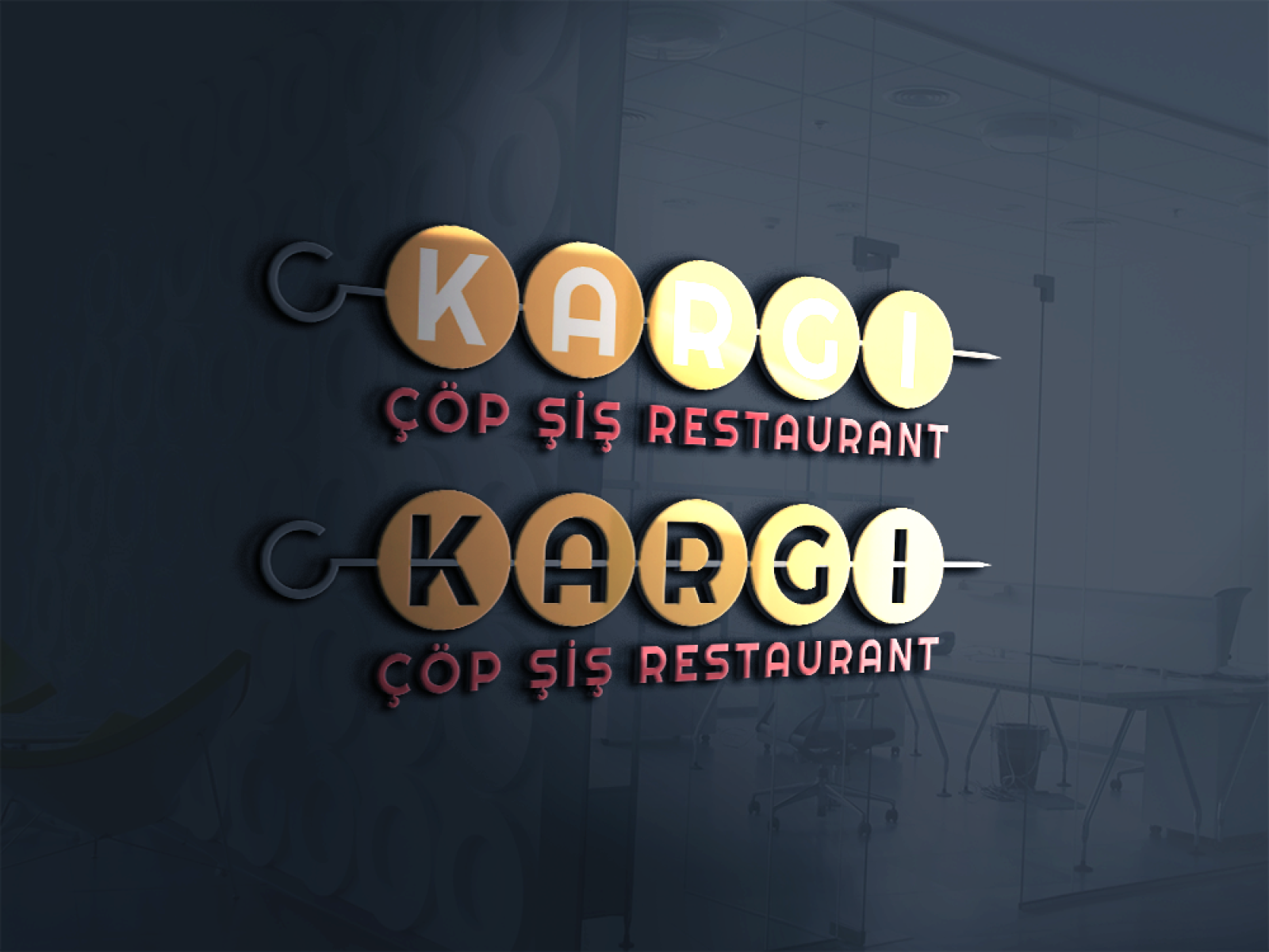 Tasarlayan ΛTLΛS™-Çöp şis restorant 