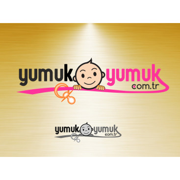YUMUKYUMUK.COM.TR Logo ve Amblem Tasarım yarışmasına tasarımcı kursunkalem tarafından sunulan  tasarım
