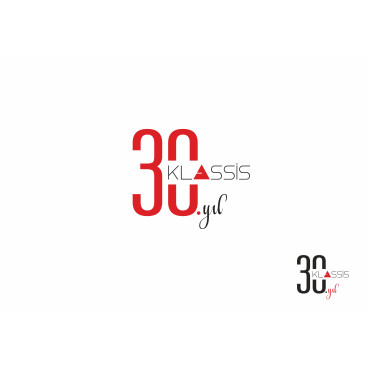 Klassis 30. Yıl Özel Logosu yarışmasına tasarımcı ASL REKLAM tarafından sunulan  tasarım 