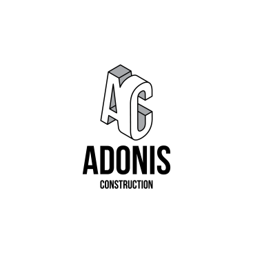 Adonis Construction Logo Tasarımı yarışmasına tasarımcı fatihnobile tarafından sunulan  tasarım 