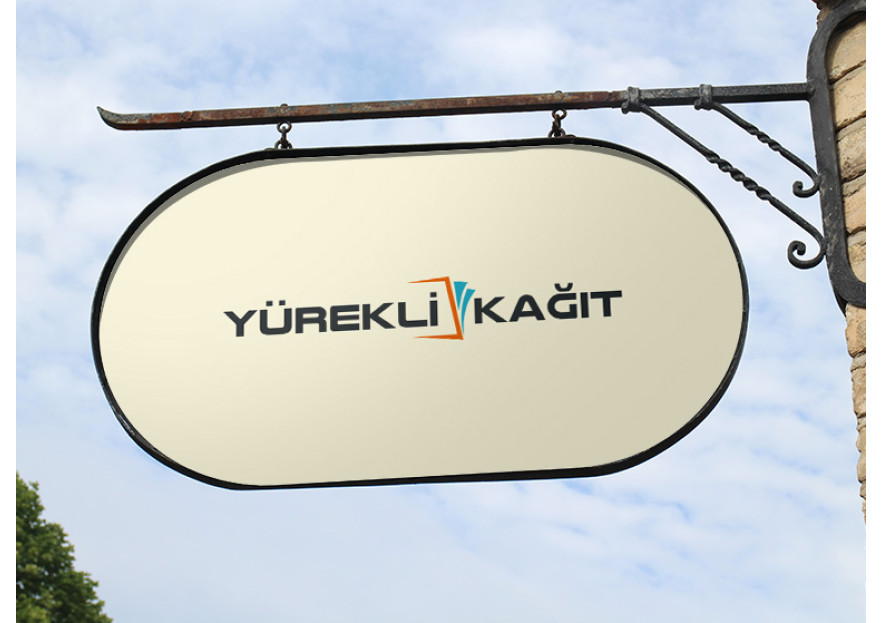 Yürekli Kağıt Yeni Logosunu Arıyor. yarışmasına tasarımcı ELORA DESIGN tarafından sunulan  tasarım 