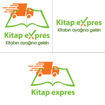 kitapekspres YENİ LOGO VE SLOGAN ARIYOR yarışmasına tasarımcı yusufkaan tarafından sunulan  tasarım 