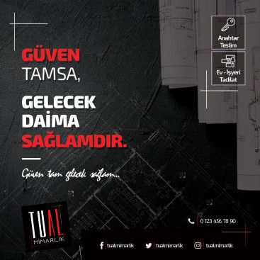 TUAL MİMARLIK - AFİŞ TASARIMI  yarışmasına tasarımcı Esrackl tarafından sunulan  tasarım 