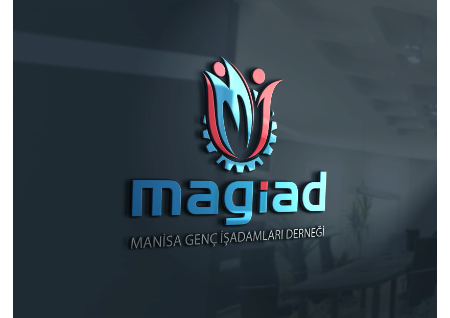 Manisa Genç İşadamları Derneği Yeni Logo yarışmasına tasarımcı Etrah™ tarafından sunulan  tasarım 