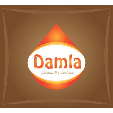 DAMLA Çikolata ve Şekerleme logo tasarım yarışmasına tasarımcı Eldarion tarafından sunulan  tasarım 