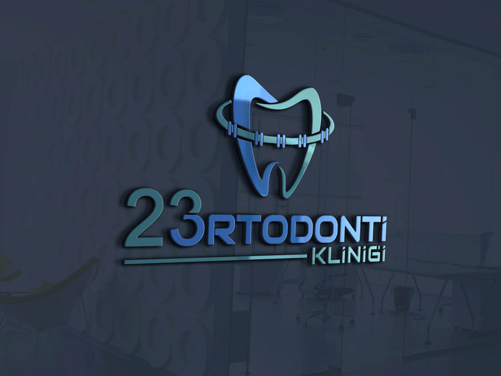 Tasarlayan A.Güler-ORTODONTİ KLİNİĞİ LOGO ÇALIŞMASI