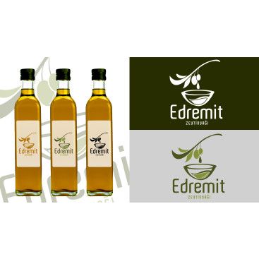 EDREMİT ZEYTİNYAĞI yarışmasına tasarımcı Kristal tarafından sunulan  tasarım 