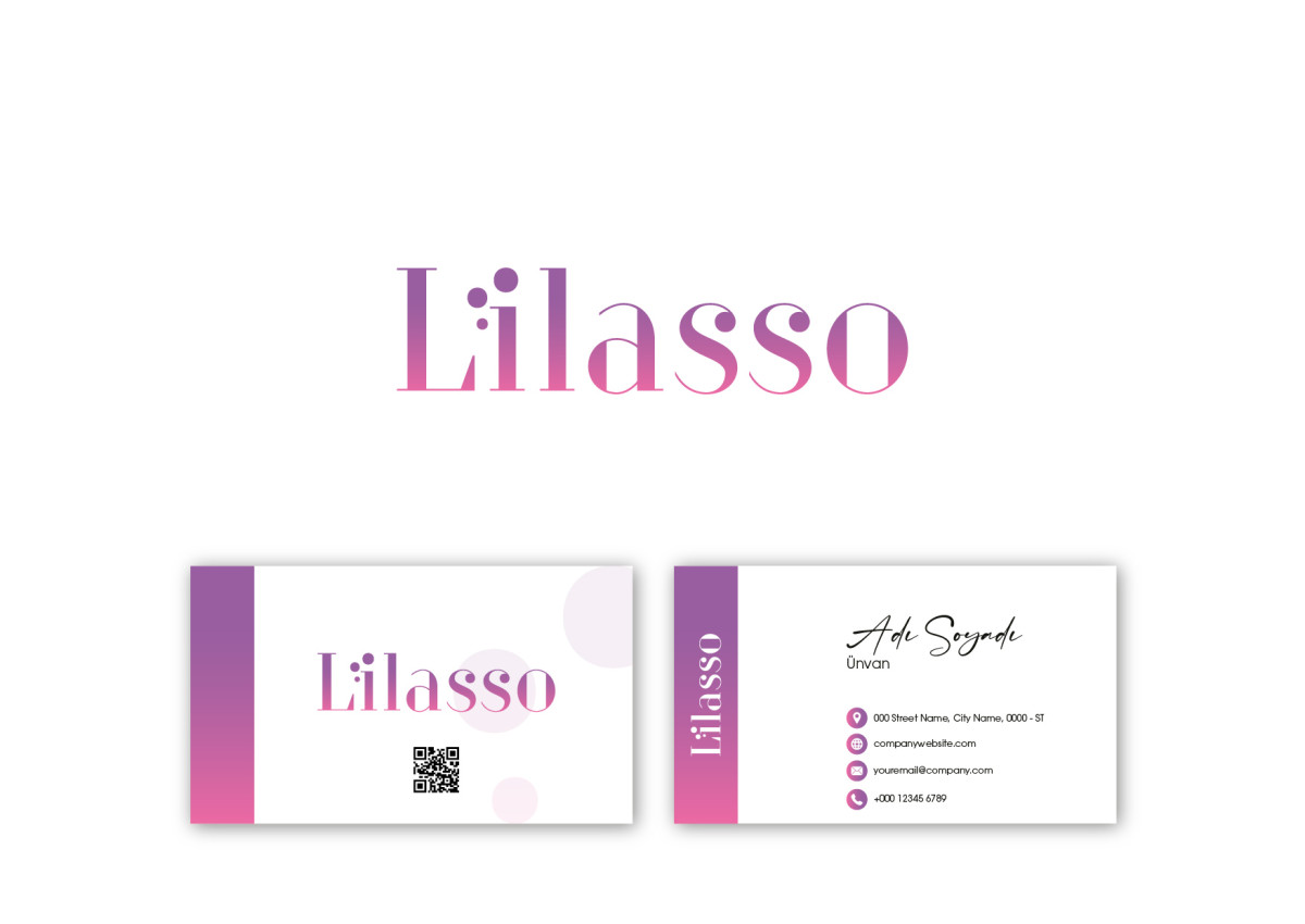 Tasarlayan Jedi-''LİLASSO'' MARKASI İÇİN LOGO-KARTVİZİT