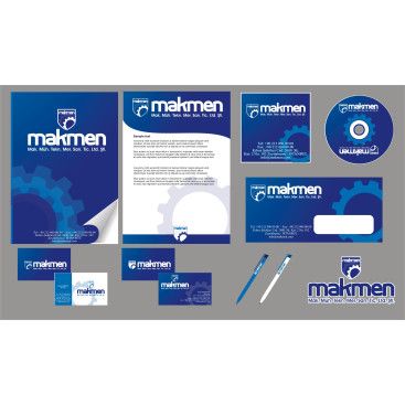 En iyi Kurumsal kimlik Çalışması  yarışmasına tasarımcı RΛPİDO tarafından sunulan  tasarım 