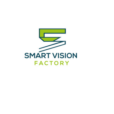 Smart Vision Factory için Logo Tasarımı yarışmasına tasarımcı Green Cat tarafından sunulan  tasarım