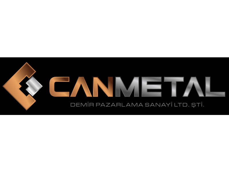 CANMETAL demir pazarlama logo ve kartviz
