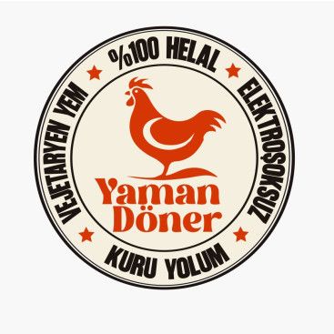 Kuru Yolum Helal Tavuk Döner Markası  yarışmasına tasarımcı Agolafer tarafından sunulan  tasarım 