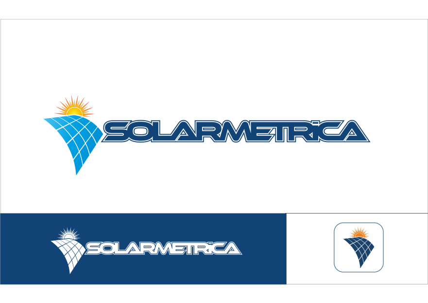 solarmetrica.com İçin Yenilikçi Logo yarışmasına tasarımcı ErcanH tarafından sunulan  tasarım 