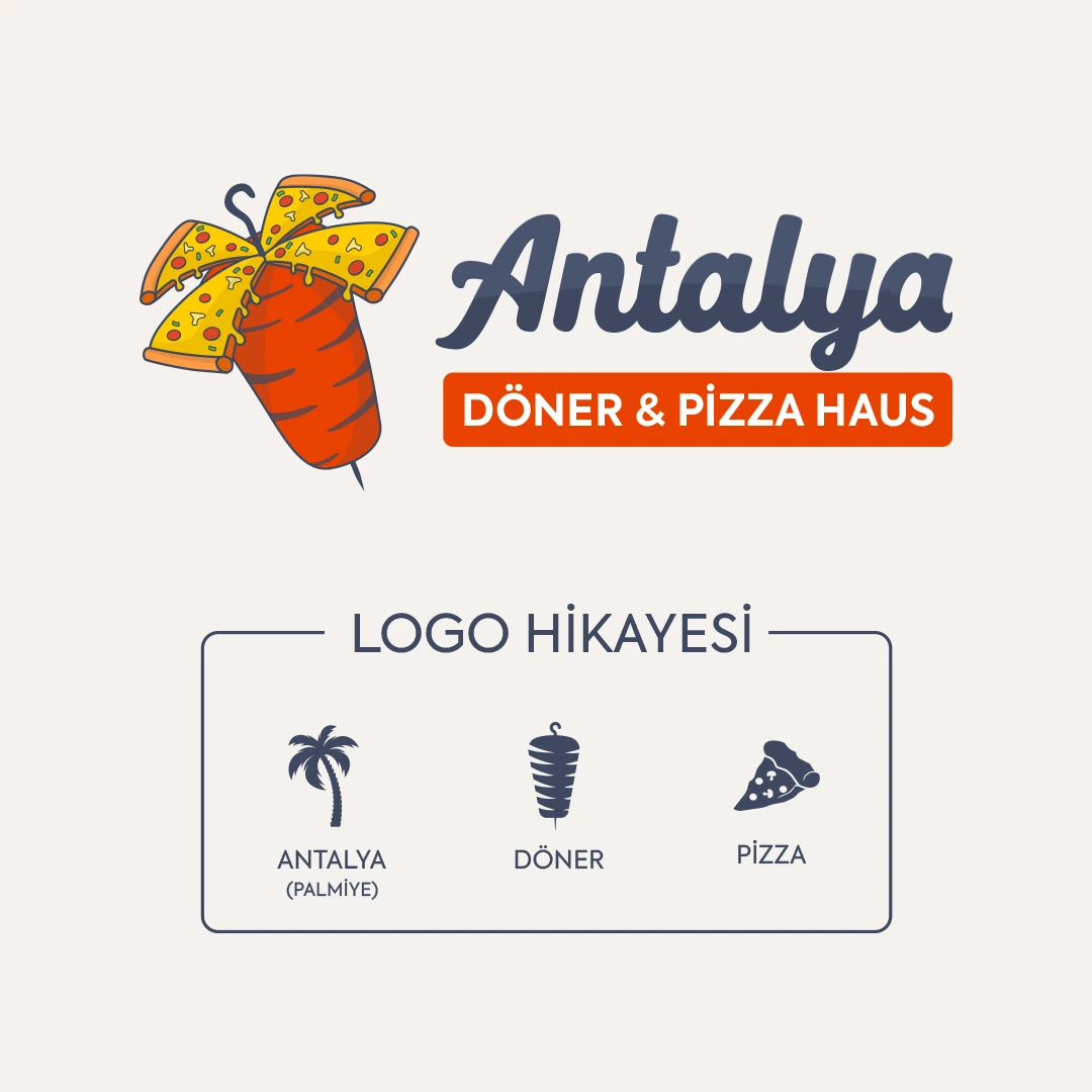 Antalya Pizza & Döner Hause Logo Çalışması