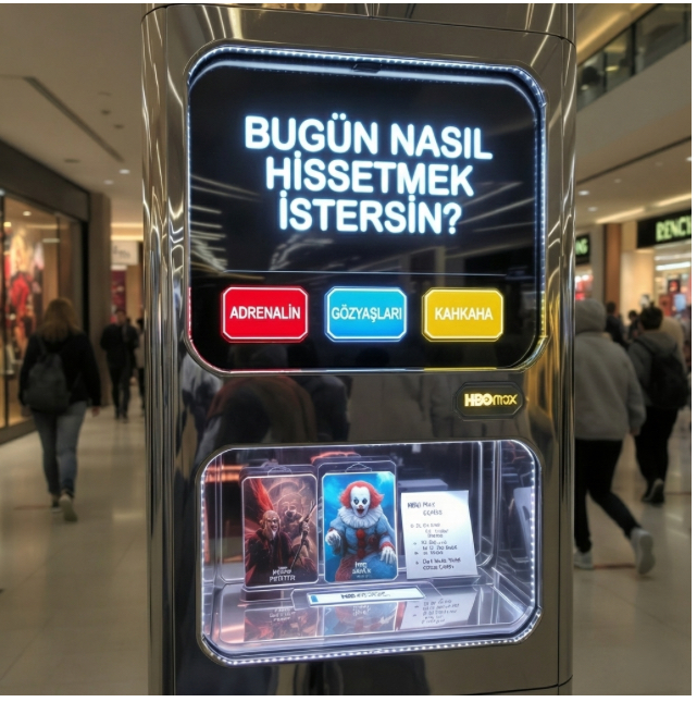 Duygu otomatı- HBO Max örnek tanıtım