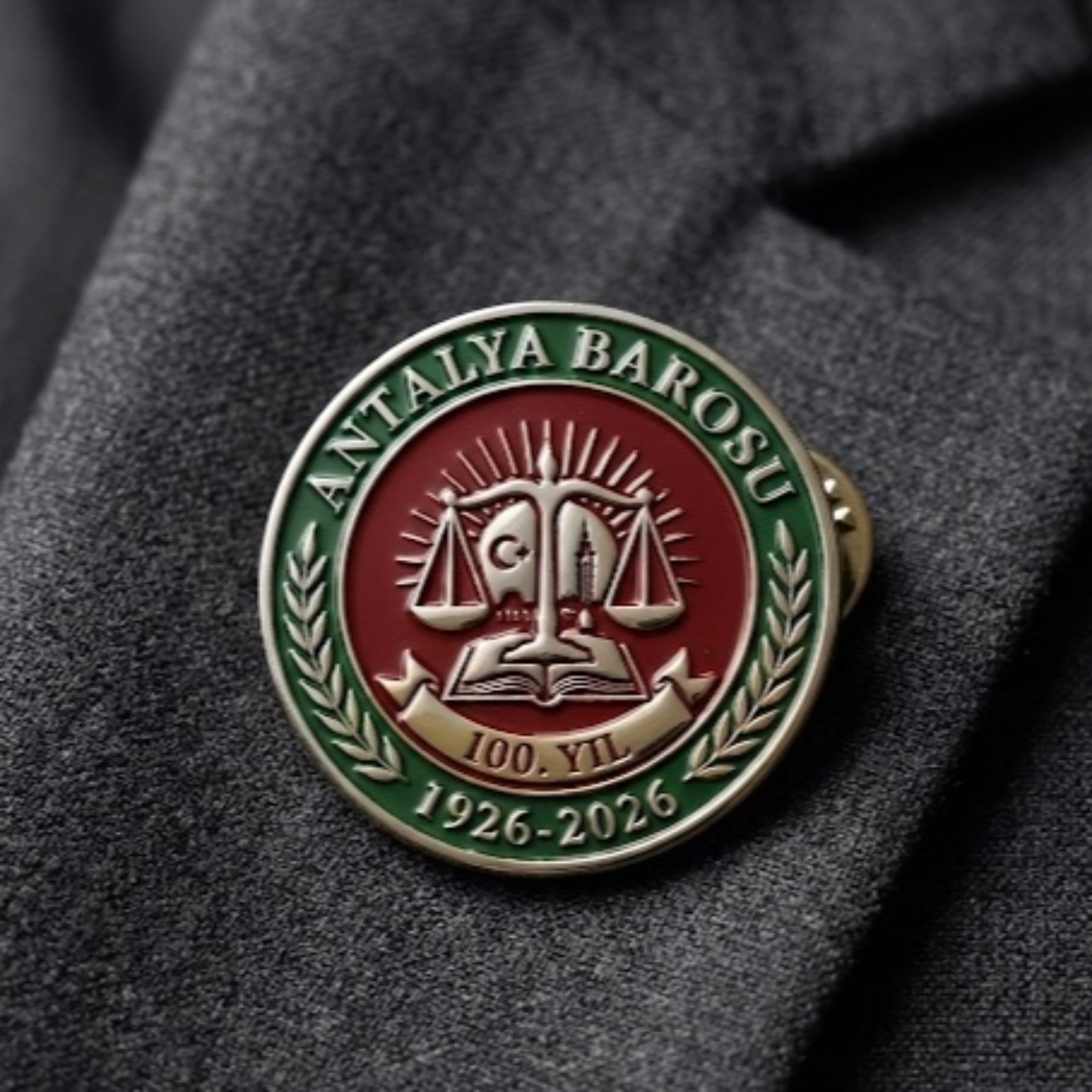 Antalya Barosu 100. Yıl logo çalışması